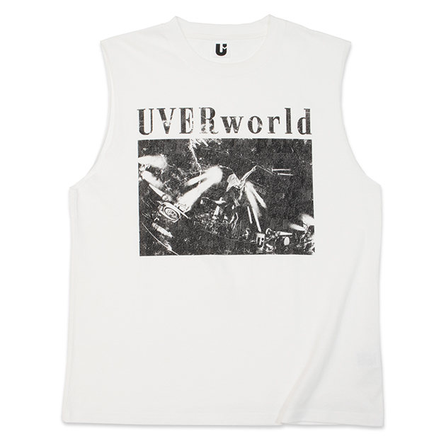UVERworld “THE LIVE” ノースリーブTEE　ホワイト