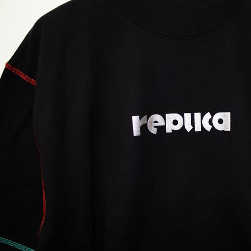 “replica” of Logo T-shirt [Black]